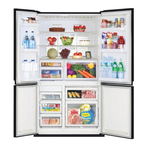 Ảnh tủ Lạnh 4 cánh Multi doors Inverter 580 Lít Mitsubishi MR-LA72ER-GBK-V