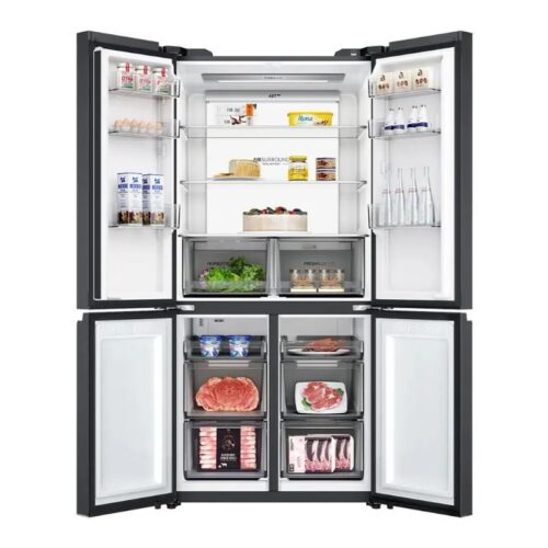 Ảnh tủ Lạnh 4 cánh Multi Doors Inverter 660 Lít Aqua AQR-M727XA(GB)U1