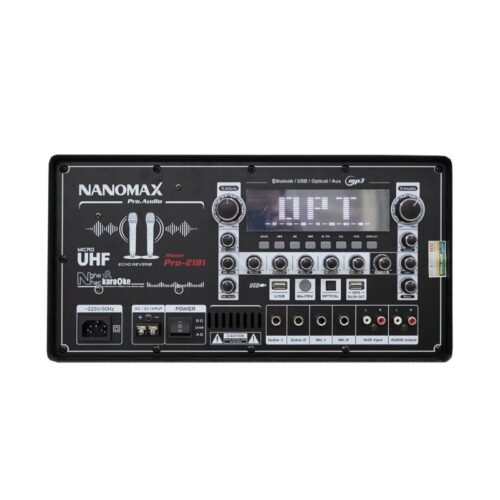 Bảng điều khiển Loa Kéo Tủ Bình Nanomax PRO-218i 3050W