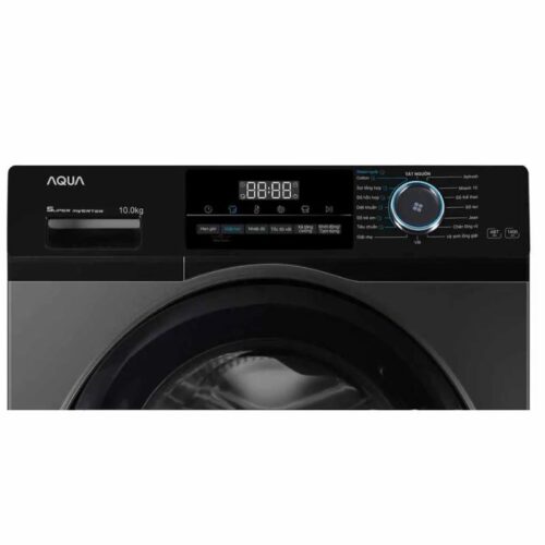 Bảng điều khiển máy Giặt Aqua Inverter 10 Kg AQD-A1002J.BK cửa trước