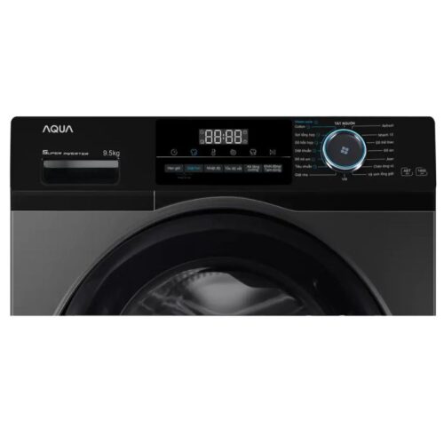 Bảng điều khiển máy Giặt Aqua Inverter 9.5 Kg AQD-A952J.BK cửa trước