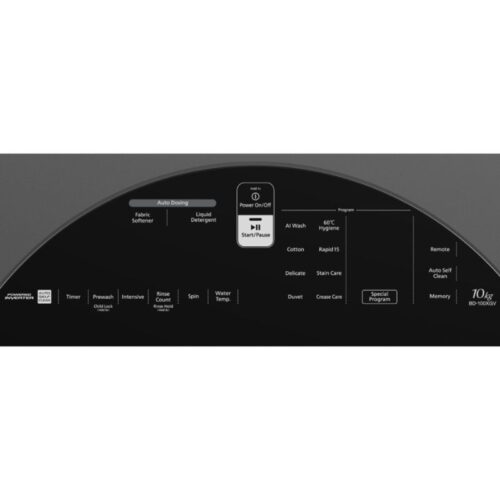 Bảng điều khiển máy Giặt Hitachi Inverter 10 Kg BD-100XGV MAG cửa trước
