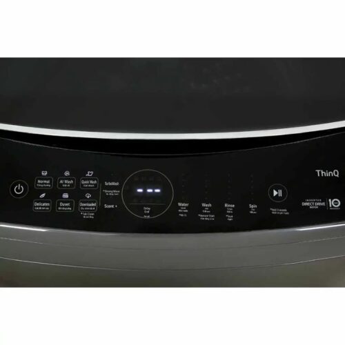 Bảng điều khiển máy Giặt LG Inverter 19 Kg TV2519DV7B cửa trên