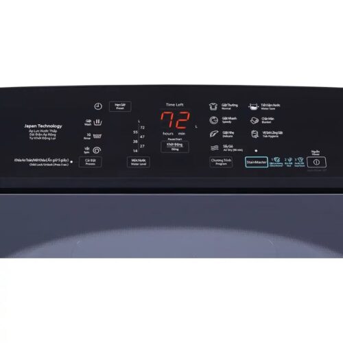 Bảng điều khiển máy Giặt Panasonic 10 Kg NA-F100A9BRV cửa trên