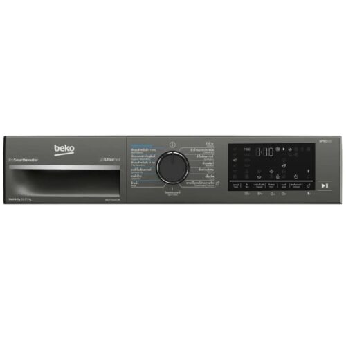 Bảng điều khiển máy Giặt Sấy Beko Inverter Giặt 10.5 Kg - Sấy 7 Kg B3DFT5105472M