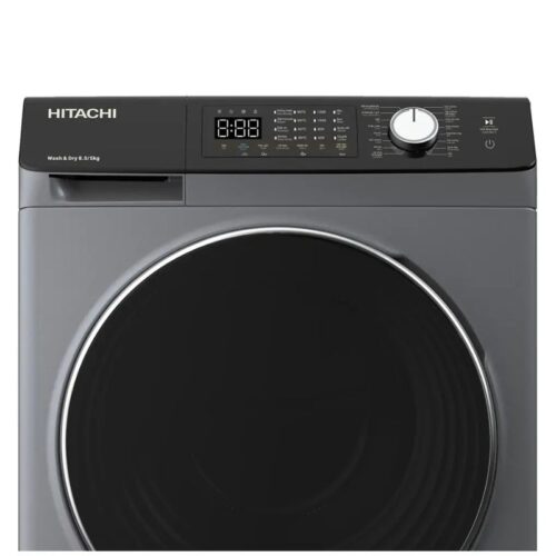 Bảng điều khiển máy Giặt Sấy Hitachi Inverter Giặt 8.5 Kg - Sấy 5 Kg BD-D852HVOS cửa trước