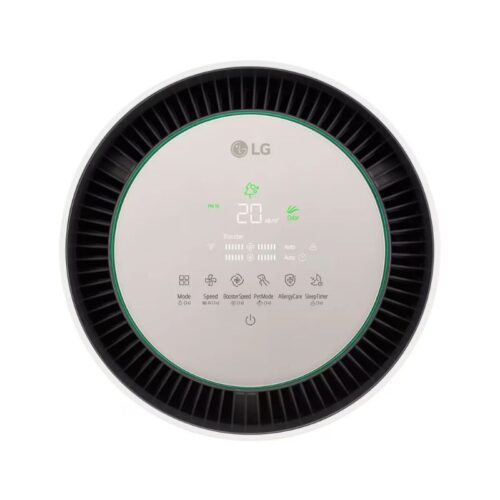 Bảng điều khiển máy lọc không khí LG 360 độ Alpha 1 tầng màu vàng be AS65GDBY0