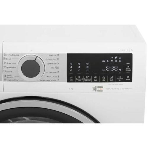 Bảng điều khiển máy Sấy Bơm Nhiệt Bosch 9 Kg WQG24570SG Serie 6