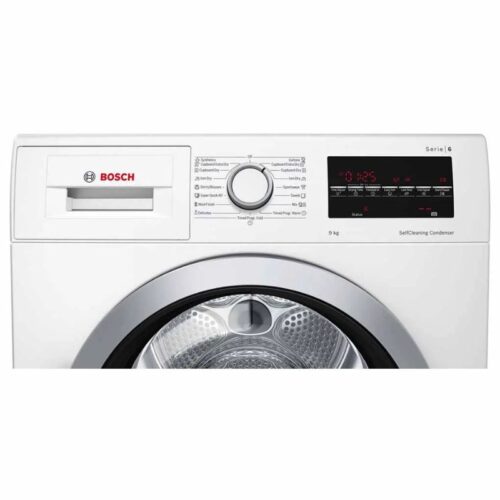 Bảng điều khiển máy Sấy Bơm Nhiệt Bosch 9 Kg WTW85400SG Serie 6