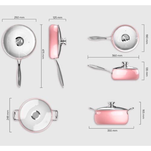 Chi tiết bộ nồi Hawonkoo CWH-070-PK
