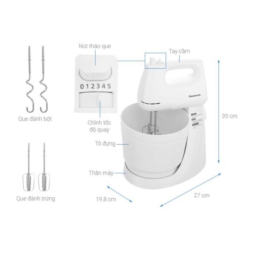 Chi tiết máy đánh trứng Panasonic MK-GB3WRA