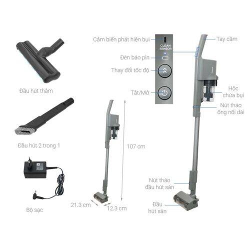 Chi tiết máy hút bụi không dây Panasonic MC-SB53KH046