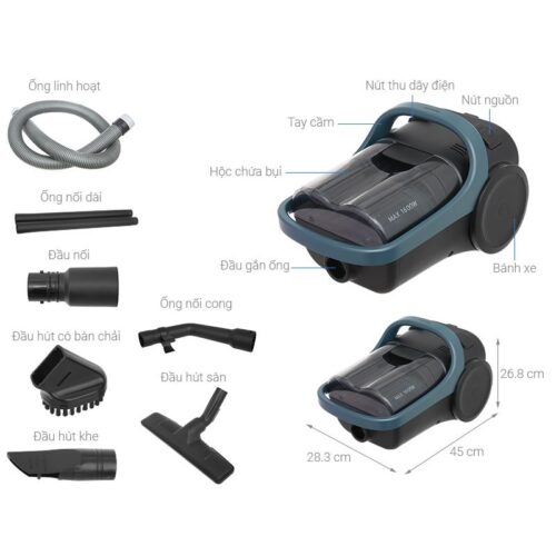 Chi tiết máy hút bụi Panasonic MC-CL601AN49