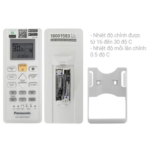 Điều khiển máy lạnh Panasonic Inverter 1.5 Hp CU/CS-PU12AKH-8