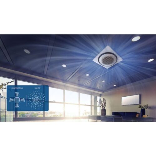 Hình ảnh máy lạnh âm trần 360 độ Samsung Inverter 4.5 HP AC120TN4PKC/EA