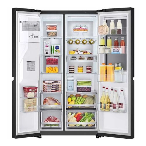 Hình ảnh tủ Lạnh 2 cánh side by side Inverter 635 Lít LG GR-X257BL