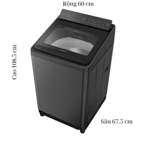Kích thước máy Giặt Panasonic Inverter 12.5 Kg NA-FD125V3BV cửa trên