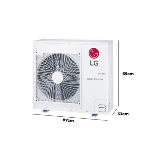 Kích thước máy lạnh âm trần LG Inverter 2.5 HP ZTNQ24GPLA0/ZUAC1+PT-MCGW0 (1 Pha)