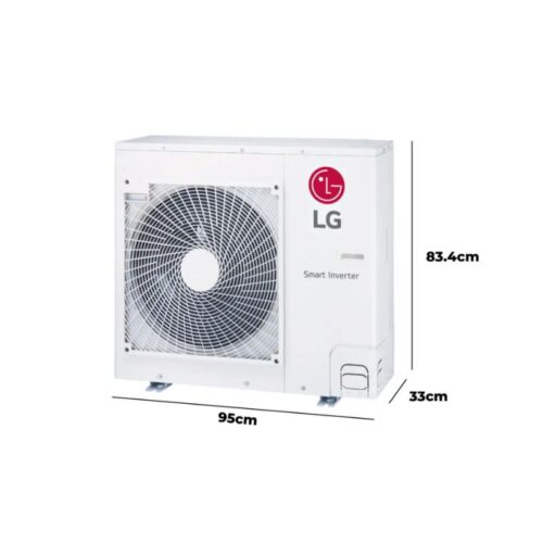 Kích thước máy lạnh âm trần LG Inverter 5 HP ZTNQ48LMLA0 (3 Pha)