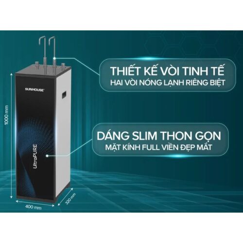 Kích thước máy lọc nước Sunhouse SHA76621KL