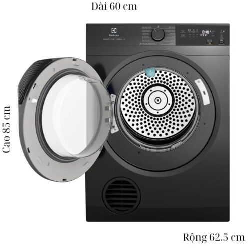 Kích thước máy Sấy Thông Hơi Electrolux 9 Kg EDS904N3SC