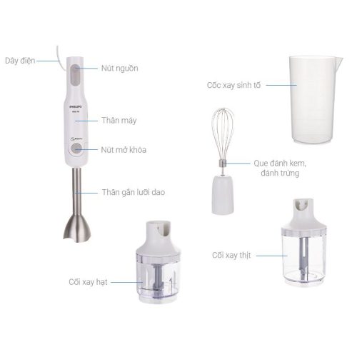 Kích thước Máy xay cầm tay Philips HR2537