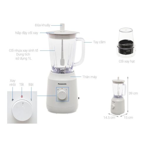 Kích thước máy xay sinh tố Panasonic MX-EX1011WRA