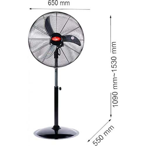 Kích thước quạt đứng Limpio DSI-2460