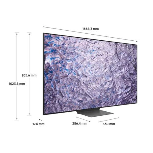 Kích thước Smart Tivi Samsung Neo QLED 8K 75 inch QA75QN800C