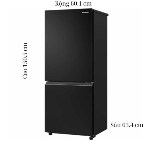Kích thước tủ Lạnh 2 cánh Inverter 255 Lít Panasonic NR-SV281BPKV