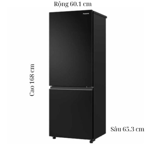 Kích thước tủ Lạnh 2 cánh Inverter 300 Lít Panasonic NR-BV331BPKV