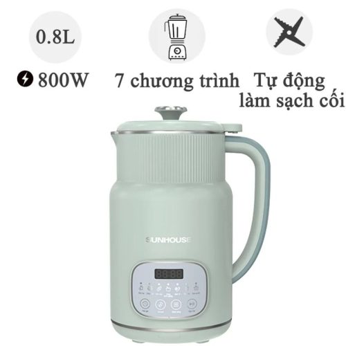 Máy làm sữa hạt đa năng Sunhouse SHD5260 0.8 Lít