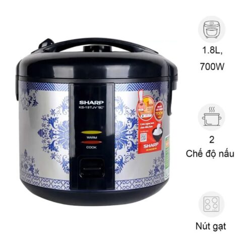 Nồi cơm điện Sharp KS-19TJV "BC" 1.8 lít