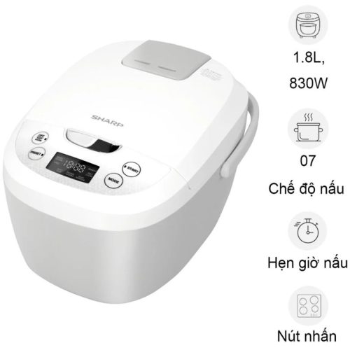 Nồi cơm điện Sharp KS-COM180EV-GY 1.8 lít