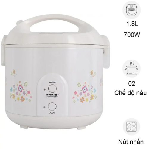 Nồi cơm điện Sharp KS-NR191STV-CU 1.8 lít
