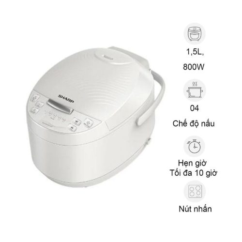 Nồi cơm điện tử Sharp KS-COM150EV-WH 1.5 Lít