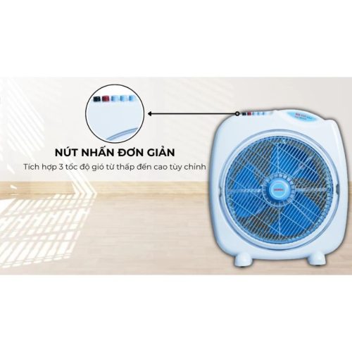 Nút điều khiển quạt bàn đảo Senko BD1410 - Kem Môn