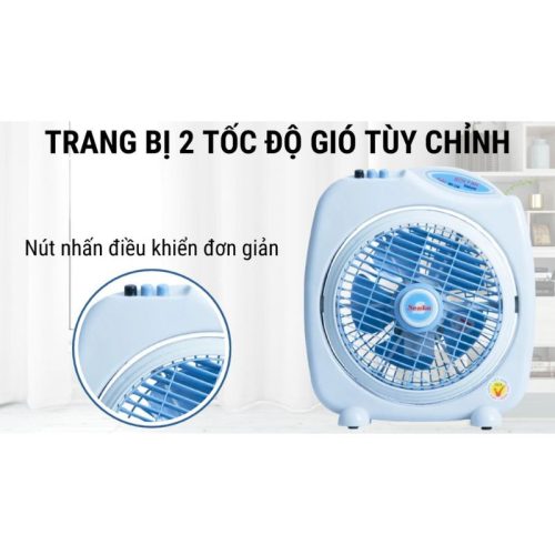 Nút điều khiển quạt bàn đảo Senko BD230 - Kem Môn