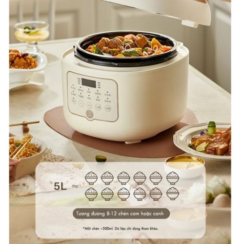 Ảnh nồi áp suất Bear YLB-A50P1 5.0 Lít
