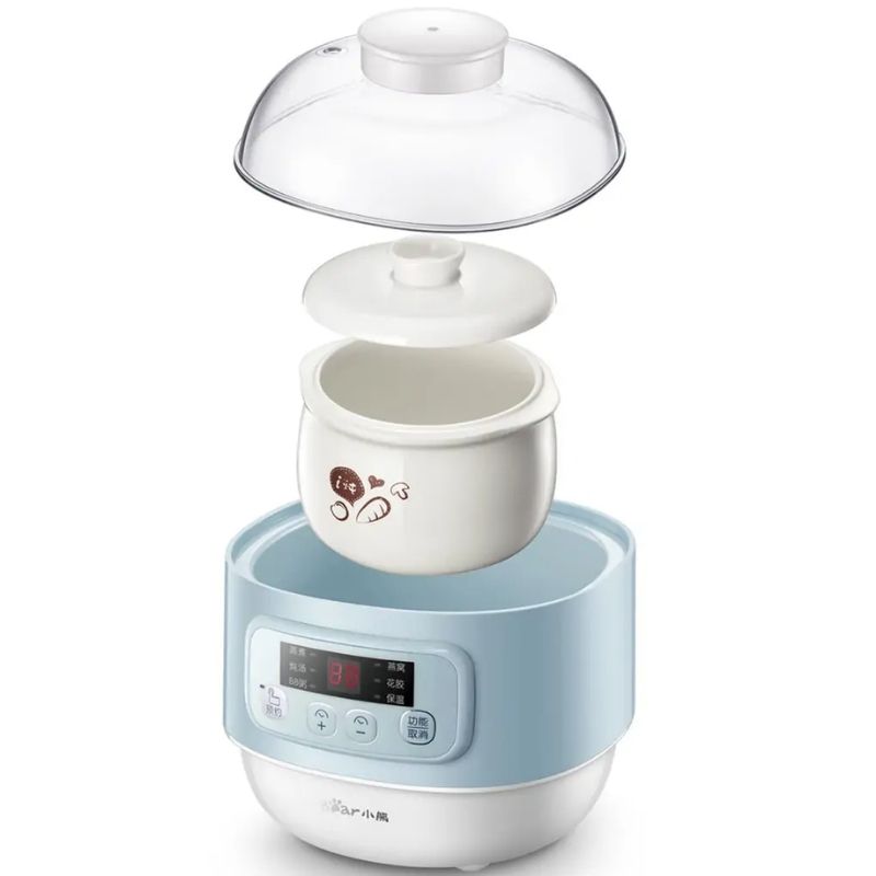 Nồi nấu chậm Bear 0.8 Lít DDZ-A08G2 đa năng 4 Ảnh nồi nấu chậm Bear 0.8 Lít DDZ-A08G2 đa năng