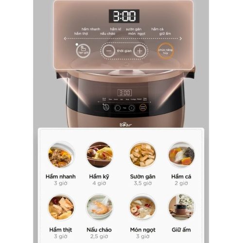 Nồi nấu chậm Bear DDZ-B45Z1 5 Ảnh nồi nấu chậm Bear DDZ-B45Z1
