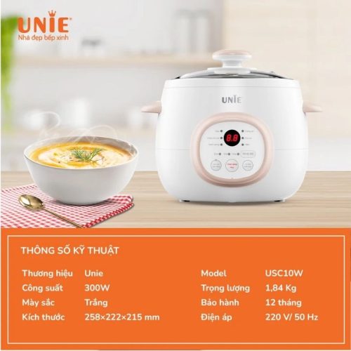 Nồi nấu chậm Unie USC10W 5 Ảnh nồi nấu chậm Unie USC10W