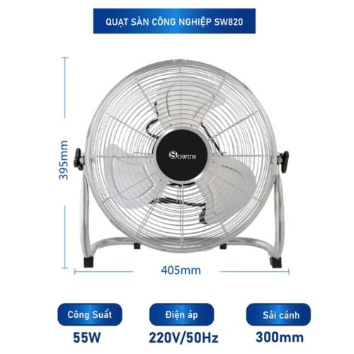 Ảnh quạt sàn công nghiệp Sowun SW820