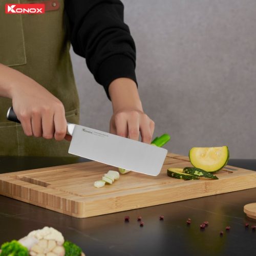 Ảnh thực tế bộ dao làm bếp 3 món Konox Alder Set