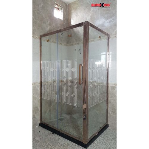 Ảnh thực tế phòng tắm vách kính Euroking EU-4520A 900mm