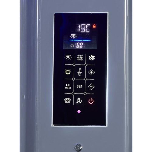 Bảng điều khiển phòng xông hơi Euroking EU-A901L Black