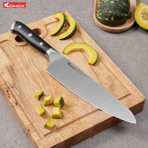 Hinh ảnh dao đầu bếp thép Đức Konox Emmitt Series 8″ Chef Knife