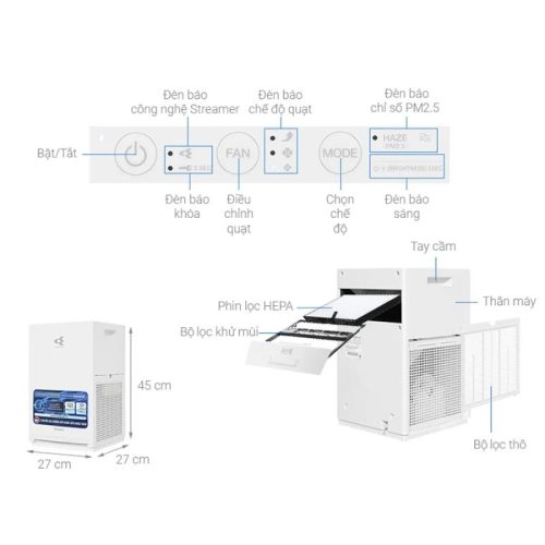 Hình ảnh máy lọc không khí Daikin MC30YVM7