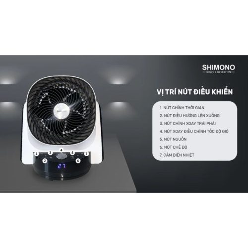 Hình ảnh quạt tuần hoàn Shimono SH-9028
