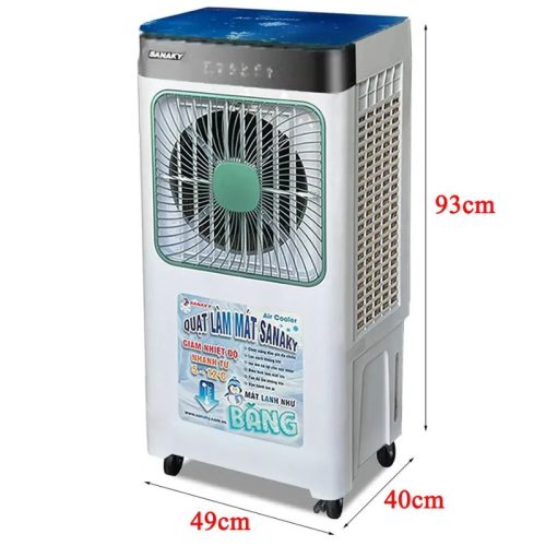 Kích thước máy làm mát bằng hơi nước Sanaky VH-4500AR